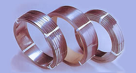 Stainless steel flat wire coil