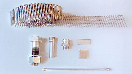 Stainless steel wires for nails, screws and bolts