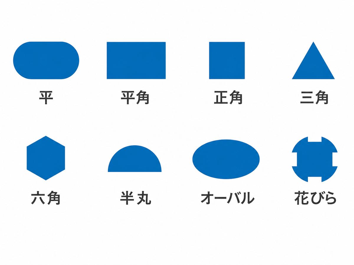 異形線の形状例